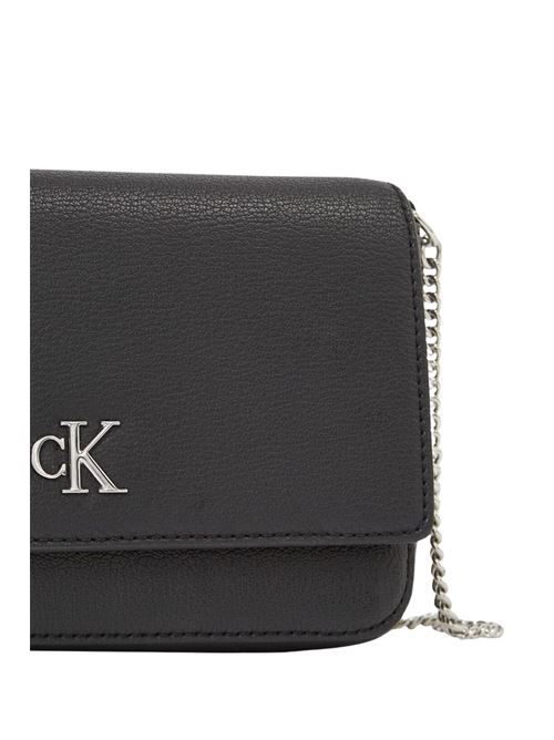 Borsa-portafoglio tracolla nera Calvin Klein Jeans | LV04K1027GUB1